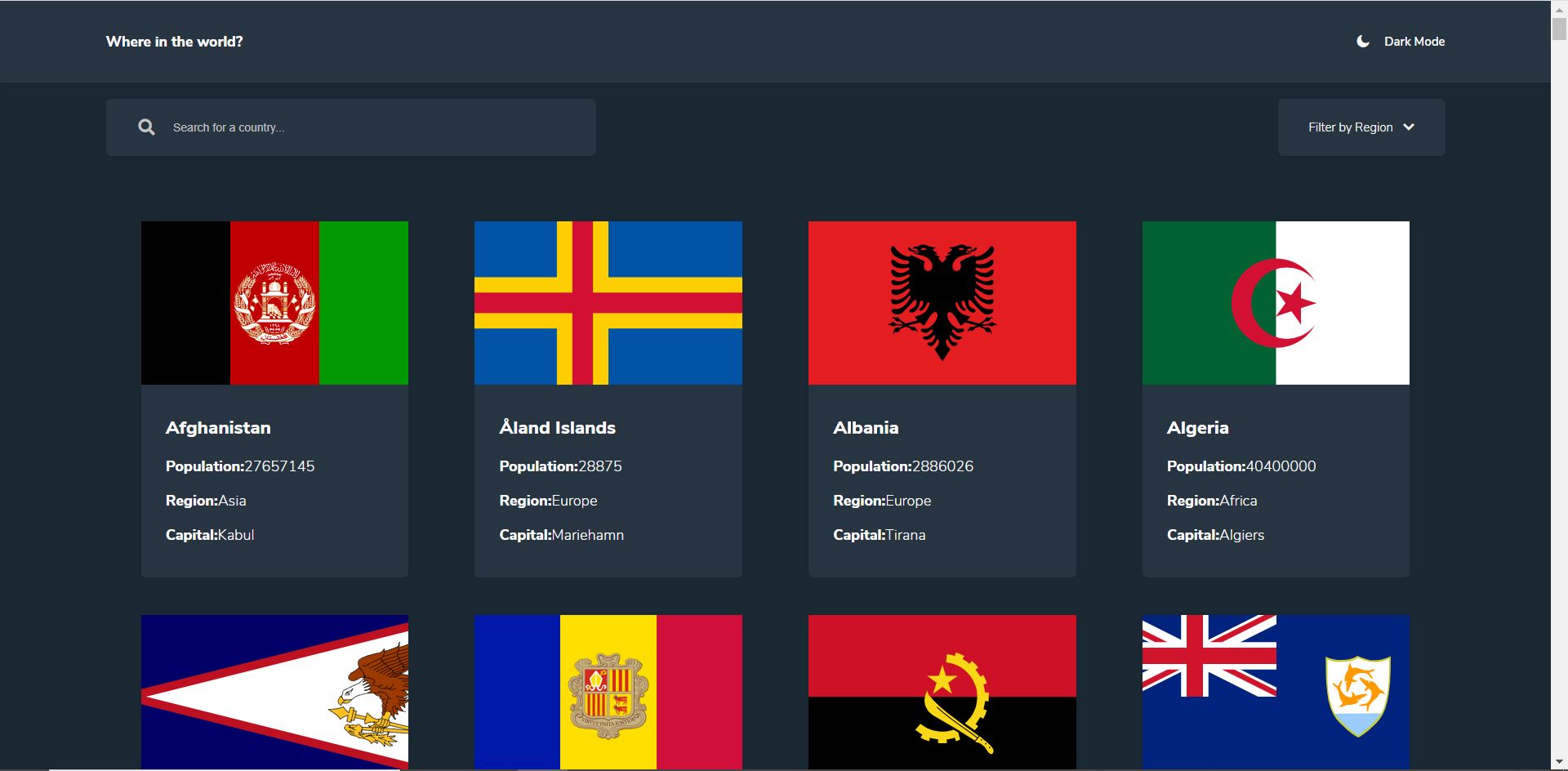 GitHub JehaannManzanares/FlagsCountriesWithReact Bandera y detalles